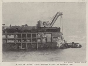 A Train in the Sea, Curious Railway Accident at Kirkaldy Pier