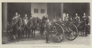 A Troop of the 10th Hussars with Nordenfeldt Gun