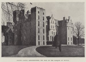 Aboyne Castle, Aberdeenshire, the Seat of the Marquis of Huntly by English Photographer