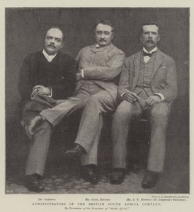 Administrators of the British South Africa Company by English Photographer