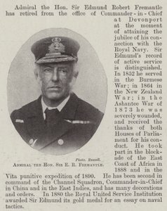 Admiral the Honourable Sir E R Fremantle