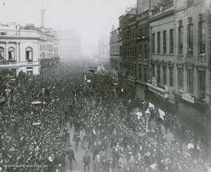 Aerial View of the Reform Demonstration by English Photographer