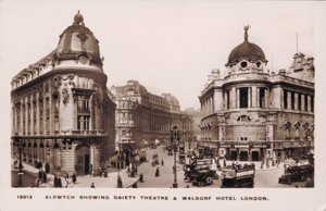 Aldwych, London, Gaiety Theatre, Waldorf Hotel by English Photographer
