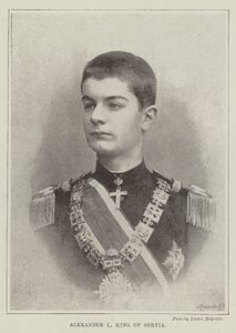 Alexander I, King of Serbia by English Photographer
