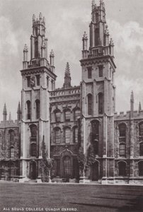 All Souls College Quadrangle, Oxford by English Photographer
