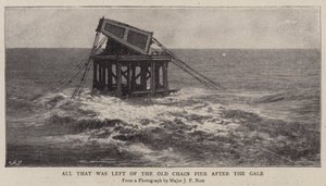 All that was left of the Old Chain Pier after the Gale
