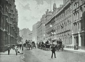 Army and Navy Stores, Victoria Street, Westminster: looking east by Francis Street, 1895 by English Photographer