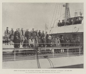 Arrest of Englishmen by the Moorish Government, the Shereefian Steam-Ship Al Hassani and her Crew by English Photographer