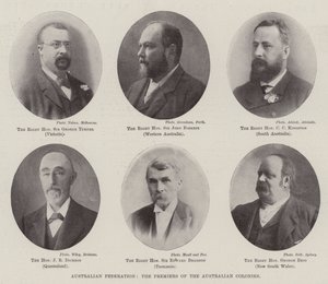 Australian Federation, the Premiers of the Australian Colonies