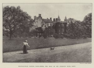 Balnagowan Castle, Ross-Shire, the Seat of Sir Charles Ross, Baronet by English Photographer