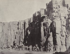 Basaltic Columns, Kiama Quarries, New South Wales by English Photographer