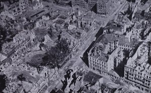 Bombed ruins of Berlin, Germany, World War II by English Photographer