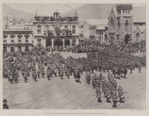 Cape Town bidding Farewell to Canadian and Australian Troops