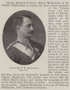 Captain M F M Meiklejohn, New VC by English Photographer