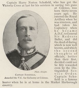 Captain Schofield, Awarded the VC for Gallantry at Colenso by English Photographer