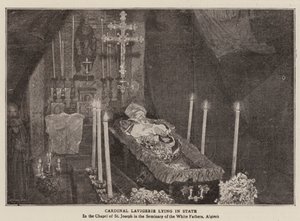 Cardinal Lavigerie Lying in State