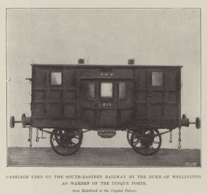 Carriage Used on the South-Eastern Railway by the Duke of Wellington as Warden of the Cinque Ports by English Photographer