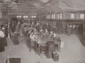 Central London Post Office Telephone Exchange, Carter Lane, East Central by English Photographer