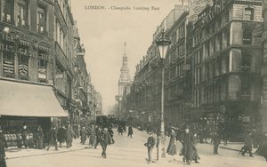 Cheapside Looking East, London