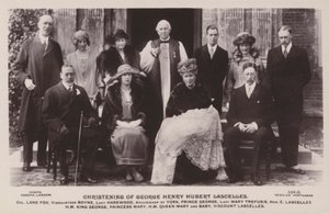 Christening of George Henry Hubert Lascelles by English Photographer