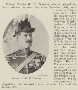Colonel C W H Douglas by English Photographer