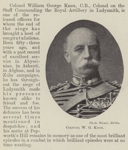 Colonel W G Knox
