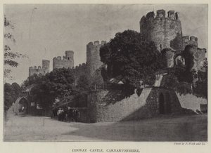 Conway Castle, Carnarvonshire by English Photographer