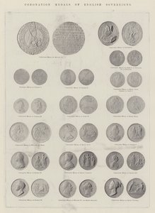 Coronation Medals of English Sovereigns by English Photographer