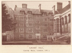 Crosby Hall, Cheyne Walk, London by English Photographer