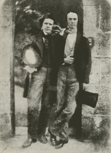 David Octavius Hill and W B Johnstone, a director of the Scottish National Gallery by English Photographer