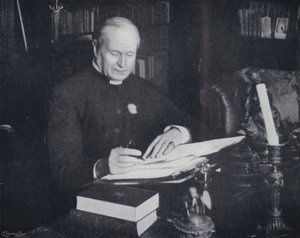 Dean Farrar in his Study by English Photographer