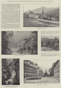 Disaster in the Alps of Savoy, Destruction of the Village and Baths of St Gervais by English Photographer