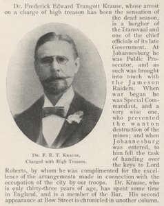 Dr F E T Krause, Charged with High Treason