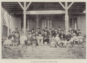 Dr. Landis and his School at Chemulpo, Korea