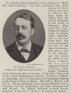 Dr Villiers Stanford, Composer of Much Ado About Nothing by English Photographer