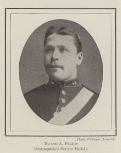 Driver A Felton, Distinguished Service Medal by English Photographer