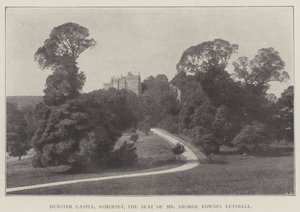 Dunster Castle, Somerset, the Seat of Mr George Fownes Luttrell by English Photographer