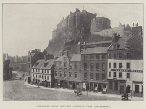 Edinburgh Castle (Military Garrison), from Grassmarket