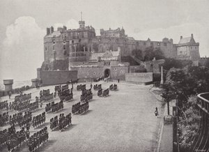 Edinburgh Castle, The Esplanade by English Photographer