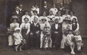 Edwardian Wedding Photograph, c.1910
