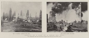 Effects of a Fire at a Texan Oil Well