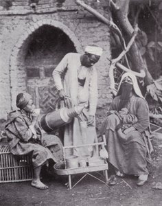 Egypt: Serving Turkish Coffee in the Streets of Cairo by English Photographer