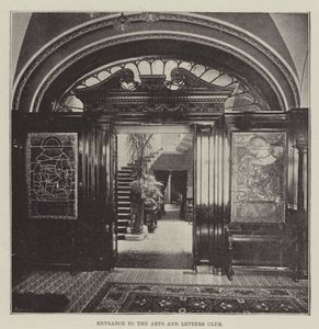 Entrance to the Arts and Letters Club
