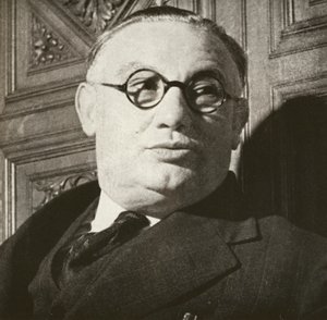 Ernest Bevin, Portrait, c. 1940 by English Photographer