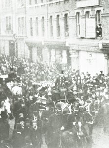 Funeral Procession of Charles Haddon Spurgeon, West Norwood, London, 1892 by English Photographer