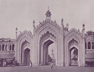 Gateway Husainabad Bazaar, Lucknow by English Photographer