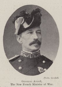 General Andre, the New French Minister of War by English Photographer