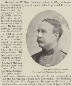 General Sir William Lockhart by English Photographer