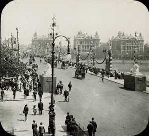 General View of Westminster Bridge by English Photographer