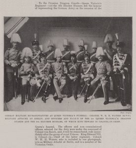 German Military Representatives at Queen Victoria